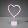 Reality Leuchten Deko LED Tischleuchte HEART Batterie- Oder USB Betrieben, Höhe 30cm -Bestes Beleuchtungs Geschäft deko led tischleuchte heart batterie oder usb betr