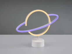 Reality Leuchten Deko LED Tischleuchte PLANET Batterie- Oder USB Betrieben, Höhe 25cm