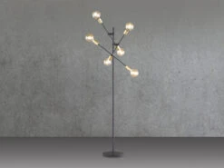 Trio Leuchten Design LED Stehleuchte Schwenkbar, Schwarz Bronze -Bestes Beleuchtungs Geschäft design led stehleuchte schwenkbar schwarz bronze 2