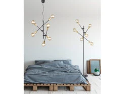 Trio Leuchten Design LED Stehleuchte Schwenkbar, Schwarz Bronze -Bestes Beleuchtungs Geschäft design led stehleuchte schwenkbar schwarz bronze 7