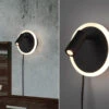 Trio Leuchten Design LED Wandleuchte JORDAN In Schwarz Matt Wandstrahler Leselampe -Bestes Beleuchtungs Geschäft design led wandleuchte jordan in schwarz matt wand