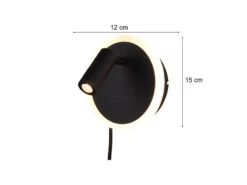 Trio Leuchten Design LED Wandleuchte JORDAN In Schwarz Matt Wandstrahler Leselampe -Bestes Beleuchtungs Geschäft design led wandleuchte jordan in schwarz matt wand 3