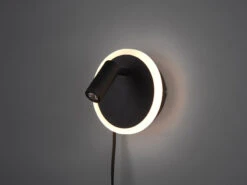 Trio Leuchten Design LED Wandleuchte JORDAN In Schwarz Matt Wandstrahler Leselampe -Bestes Beleuchtungs Geschäft design led wandleuchte jordan in schwarz matt wand 5