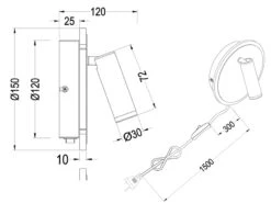 Trio Leuchten Design LED Wandleuchte JORDAN In Schwarz Matt Wandstrahler Leselampe -Bestes Beleuchtungs Geschäft design led wandleuchte jordan in schwarz matt wand 8