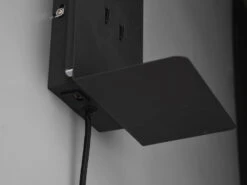 Trio Leuchten Design LED Wandleuchten 2er Set In Schwarz Matt Mit USB Ladebuchse Und Ablage -Bestes Beleuchtungs Geschäft design led wandleuchten 2er set in schwarz matt mi 6