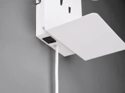 Trio Leuchten Design LED Wandleuchten 2er Set In Weiß Matt Mit USB Ladebuchse Und Ablage -Bestes Beleuchtungs Geschäft design led wandleuchten 2er set in weiss matt mit 1 9