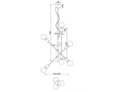 Trio Leuchten Design Pendelleuchte CROSS Mit Schwenkbaren Armen In Schwarz & Bronze -Bestes Beleuchtungs Geschäft design pendelleuchte cross mit schwenkbaren armen 1 6