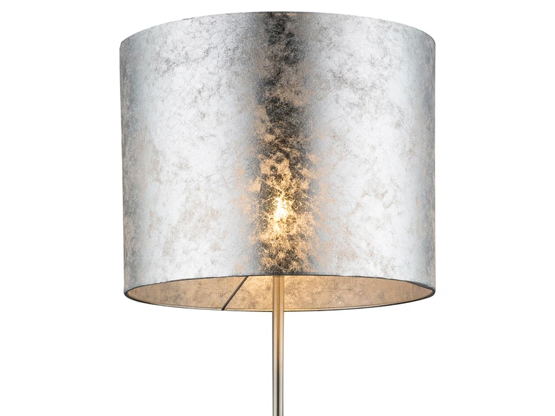 Globo Design Stehlampe AMY Mit Stoffschirm Silberfarbig, Höhe 160cm 5 Globo Design Stehlampe AMY Mit Stoffschirm Silberfarbig, Höhe 160cm – Bild 3