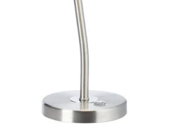 Trio Leuchten Flexible LED Schreibtischleuchte CURTIS Silber Matt, 4-Stufen Dimmer -Bestes Beleuchtungs Geschäft detailbild leuchtenfuss