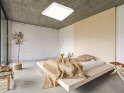 Reality Leuchten Dimmbare LED Deckenleuchte CAMILLUS Flache Badezimmerlampe 40x40cm Weiß IP44 -Bestes Beleuchtungs Geschäft dimmbare led deckenleuchte camillus flache badezim 21