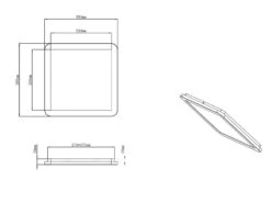 Reality Leuchten Dimmbare LED Deckenleuchte CAMILLUS Flache Badezimmerlampe 30x30cm Schwarz IP44 -Bestes Beleuchtungs Geschäft dimmbare led deckenleuchte camillus flache badezim 45