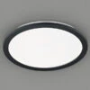 Reality Leuchten Dimmbare LED Deckenleuchte CAMILLUS Flache Badezimmerlampe Ø40cm Schwarz IP44 -Bestes Beleuchtungs Geschäft dimmbare led deckenleuchte camillus flache badezim 48