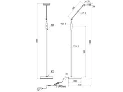 Trio Leuchten Dimmbare LED Stehleuchte FRANKLIN Schwenkbar, Höhe 133cm, Altmessing 14 Trio Leuchten Dimmbare LED Stehleuchte FRANKLIN Schwenkbar, Höhe 133cm, Altmessing -Bestes Beleuchtungs Geschäft dimmbare led stehleuchte franklin schwenkbar hoehe 5