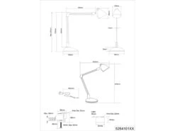 Trio Leuchten Dimmbare NADAL Schreibtischlampe Klemmbar - Leselampe Wand Mit Gelenkarm Schwarz -Bestes Beleuchtungs Geschäft dimmbare nadal schreibtischlampe klemmbar leselamp 7