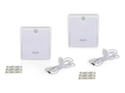 Smartwares Dimmbares LED Nachtlicht Im 2er Set Bewegungs- & Dämmerungssensor - Aufladbar