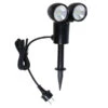 GAO Doppel LED-Scheinwerfer Mit Erdspiess / Gartenscheinwerfer 6 Watt -Bestes Beleuchtungs Geschäft doppel led scheinwerfer mit erdspiess gartenschein