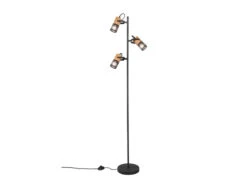 Trio Leuchten Dreiflammige TOSH Stehlampe Mit Schwenkbaren Metallgeflecht Spots Schwarz & Holz 13 Trio Leuchten Dreiflammige TOSH Stehlampe Mit Schwenkbaren Metallgeflecht Spots Schwarz & Holz -Bestes Beleuchtungs Geschäft dreiflammige tosh stehlampe mit schwenkbaren metal 1