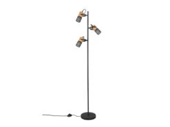 Trio Leuchten Dreiflammige TOSH Stehlampe Mit Schwenkbaren Metallgeflecht Spots Schwarz & Holz 17 Trio Leuchten Dreiflammige TOSH Stehlampe Mit Schwenkbaren Metallgeflecht Spots Schwarz & Holz -Bestes Beleuchtungs Geschäft dreiflammige tosh stehlampe mit schwenkbaren metal 5