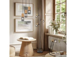 Trio Leuchten Dreiflammige TOSH Stehlampe Mit Schwenkbaren Metallgeflecht Spots Schwarz & Holz 20 Trio Leuchten Dreiflammige TOSH Stehlampe Mit Schwenkbaren Metallgeflecht Spots Schwarz & Holz -Bestes Beleuchtungs Geschäft dreiflammige tosh stehlampe mit schwenkbaren metal 8