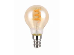 Trio Leuchten E14 Deko LED - 4 Watt, 180 Lumen, 1800 K Warmweiß - Ø4,5cm 3 Stufen Dimmer