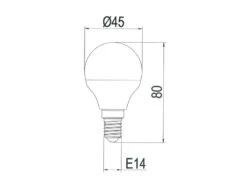 Trio Leuchten E14 LED - 4,9 Watt, 470 Lumen, 3000 Kelvin Warmweiß, Ø4,5cm - 3 Stufen Dimmer -Bestes Beleuchtungs Geschäft e14 led 49 watt 470 lumen 3000 kelvin warmweiss 45 1
