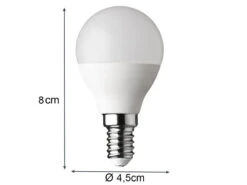 Wofi E14 LED - 5,5Watt, 470 Lumen, 3000 Kelvin Warmweiß Ø4,5cm - Nicht Dimmbar -Bestes Beleuchtungs Geschäft e14 led 55watt 470 lumen 3000 kelvin warmweiss 45c 4