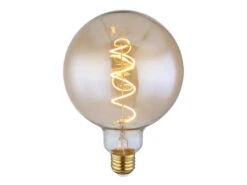 Globo E27 Filament LED - 4 Watt, 200 Lumen, Warmweiß, Ø12,5cm - Extern Dimmbar