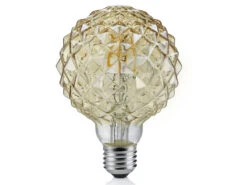 Trio Leuchten E27 Filament LED - 4 Watt, 320 Lumen, Warmweiß, Ø9,5cm - Nicht Dimmbar