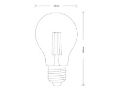 Bestes Beleuchtungs Geschäft -Bestes Beleuchtungs Geschäft e27 filament led 4 watt 470 lumen 3000 k warmweiss 1