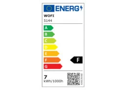 Wofi E27 Filament LED - 6 Watt, 680 Lumen, Warmweiß, Ø12cm - Extern Dimmbar -Bestes Beleuchtungs Geschäft e27 filament led 6 watt 680 lumen warmweiss 12cm e 2