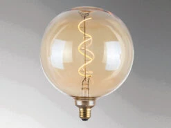 FHL Easy E27 Filament LED Globe Ø20cm Bernstein - 4 Watt, 220 Lumen - Deko Glühlampe