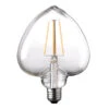 Wofi E27 Filament LED Herz - 4 Watt, 300 Lumen, Warmweiß - Nicht Dimmbar -Bestes Beleuchtungs Geschäft e27 filament led herz 4 watt 300 lumen warmweiss n