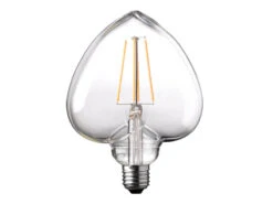 Wofi E27 Filament LED Herz - 4 Watt, 300 Lumen, Warmweiß - Nicht Dimmbar