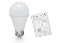 Reality Leuchten E27 LED 2 Stk. - 10 Watt, 806 Lumen, 3000K Warmweiß, Ø6cm - Nicht Dimmbar