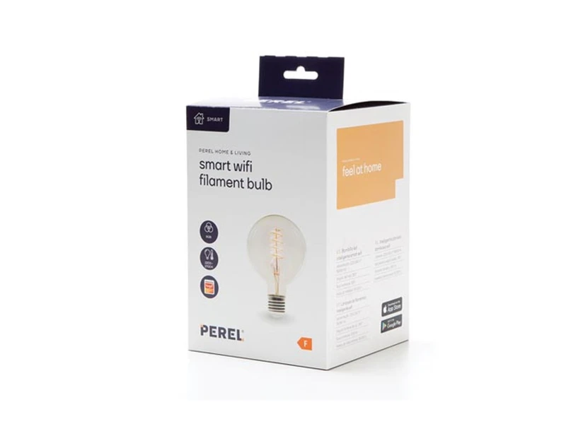 Perel E27 LED WIFI, 6,5 Watt 555 Lumen, 2200-2700 Kelvin, Ø12,5cm, Per App Steuerbar 9 Perel E27 LED WIFI, 6,5 Watt 555 Lumen, 2200-2700 Kelvin, Ø12,5cm, Per App Steuerbar – Bild 7