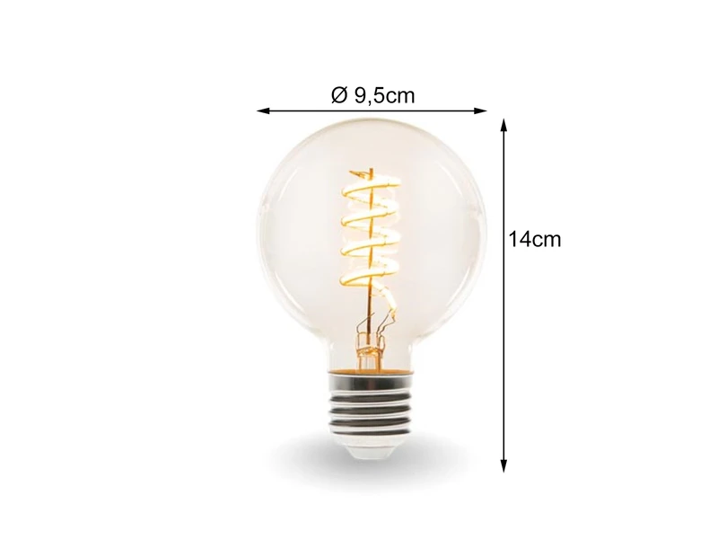 Perel E27 LED WIFI, 6,5 Watt 555 Lumen, 2200-2700 Kelvin, Ø9,5cm, Per App Steuerbar 6 Perel E27 LED WIFI, 6,5 Watt 555 Lumen, 2200-2700 Kelvin, Ø9,5cm, Per App Steuerbar – Bild 4