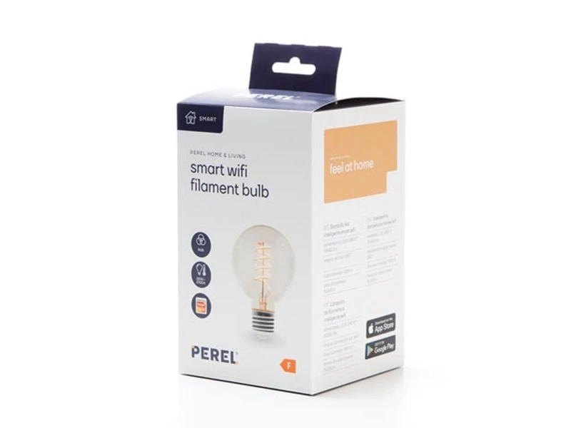 Perel E27 LED WIFI, 6,5 Watt 555 Lumen, 2200-2700 Kelvin, Ø9,5cm, Per App Steuerbar 9 Perel E27 LED WIFI, 6,5 Watt 555 Lumen, 2200-2700 Kelvin, Ø9,5cm, Per App Steuerbar – Bild 7