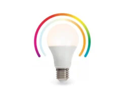 Perel E27 LED WIFI, 8,5 Watt 806 Lumen, 2700-6500 Kelvin, RGB, Ø6cm, Per App Steuerbar -Bestes Beleuchtungs Geschäft e27 led wifi 85 watt 806 lumen 2700 6500 kelvin rg 4