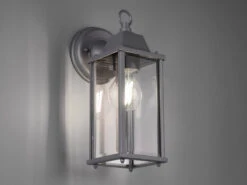 Trio Leuchten Eckige Außenwandleuchte Laterne OLONA In Anthrazit - Fassadenbeleuchtung -Bestes Beleuchtungs Geschäft eckige aussenwandleuchte laterne olona in anthrazi 2