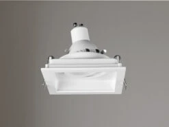 Trio Leuchten Eckiger Deckeneinbaustrahler KENAI Weiß Matt, Schwenkbar 9,2 X 9,2cm -Bestes Beleuchtungs Geschäft eckiger deckeneinbaustrahler kenai weiss matt schw 4