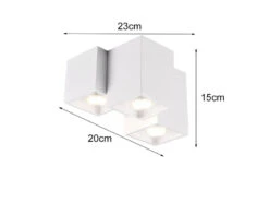 Trio Leuchten Eckiger Deckenstrahler FERNANDO 3 Flammig, Aufbaustrahler Weiß Matt 13 Trio Leuchten Eckiger Deckenstrahler FERNANDO 3 Flammig, Aufbaustrahler Weiß Matt -Bestes Beleuchtungs Geschäft eckiger deckenstrahler fernando 3 flammig aufbaust 3