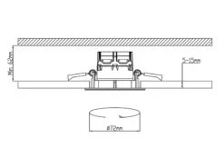 Trio Leuchten Eckiger LED Deckeneinbaustrahler ZAGROS Dimmbar In Weiß Matt, IP65 11 Trio Leuchten Eckiger LED Deckeneinbaustrahler ZAGROS Dimmbar In Weiß Matt, IP65 -Bestes Beleuchtungs Geschäft eckiger led deckeneinbaustrahler zagros dimmbar in 3