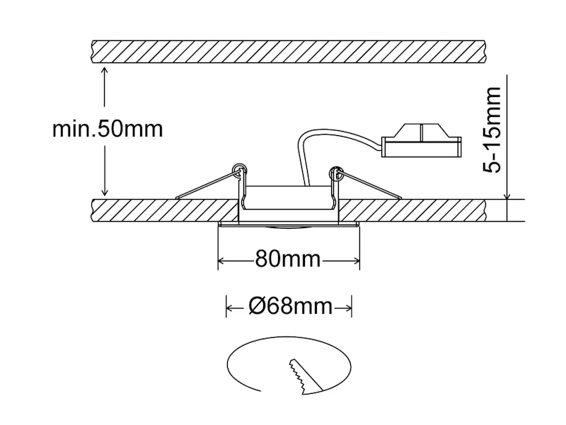 Trio Leuchten Eckiger LED Einbaustrahler Decke 3er Set Spot Schwenkbar Nickel Matt 5 Watt 7 Trio Leuchten Eckiger LED Einbaustrahler Decke 3er Set Spot Schwenkbar Nickel Matt 5 Watt – Bild 5