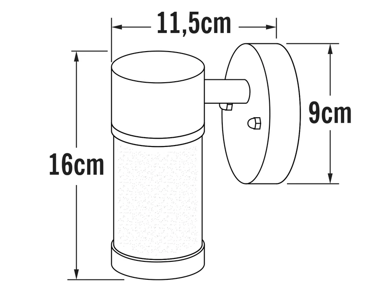 Konstsmide Edelstahl Außenwandleuchte MODENA Mit Opalglas, Höhe 16cm 5 Konstsmide Edelstahl Außenwandleuchte MODENA Mit Opalglas, Höhe 16cm – Bild 3