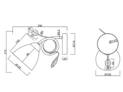 Trio Leuchten Einflammige Antik Look Wandleuchte TRADITIO Mit Bätter Motiv, Rostfarbig -Bestes Beleuchtungs Geschäft einflammige antik look wandleuchte traditio mit ba 5