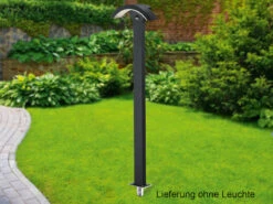 Trio Leuchten Erdspieß Aus Metall In Nickel Matt Für Garten Außenleuchten / Pollerleuchten -Bestes Beleuchtungs Geschäft erdspiess aus metall in nickel matt fuer garten au 2