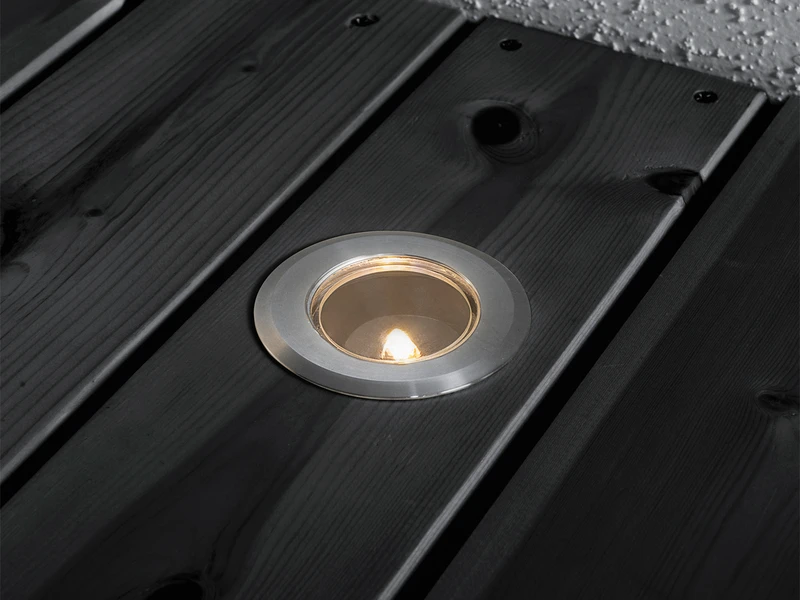 Konstsmide Erweiterungs 3er SET Mini Bodeneinbauspots Edelstahl/Glas Ø7cm IP44, G4 5 Konstsmide Erweiterungs 3er SET Mini Bodeneinbauspots Edelstahl/Glas Ø7cm IP44, G4 – Bild 3