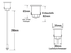 Konstsmide Erweiterungs 3er SET Mini Bodeneinbauspots Edelstahl/Glas Ø3,5cm IP44, G4 16 Konstsmide Erweiterungs 3er SET Mini Bodeneinbauspots Edelstahl/Glas Ø3,5cm IP44, G4 -Bestes Beleuchtungs Geschäft erweiterungs 3er set mini bodeneinbauspots edelsta 5