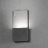 Konstsmide Flache LED Außenleuchte Aluminium In Anthrazit 6W IP54 Wandlampe Außenbereich -Bestes Beleuchtungs Geschäft flache led aussenleuchte aluminium in anthrazit 6w