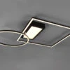 Trio Leuchten Flache LED Deckenleuchte DOWNEY Schwarz Schwenkbar & Dimmbar Mit Fernbedienung -Bestes Beleuchtungs Geschäft flache led deckenleuchte downey schwarz schwenkbar